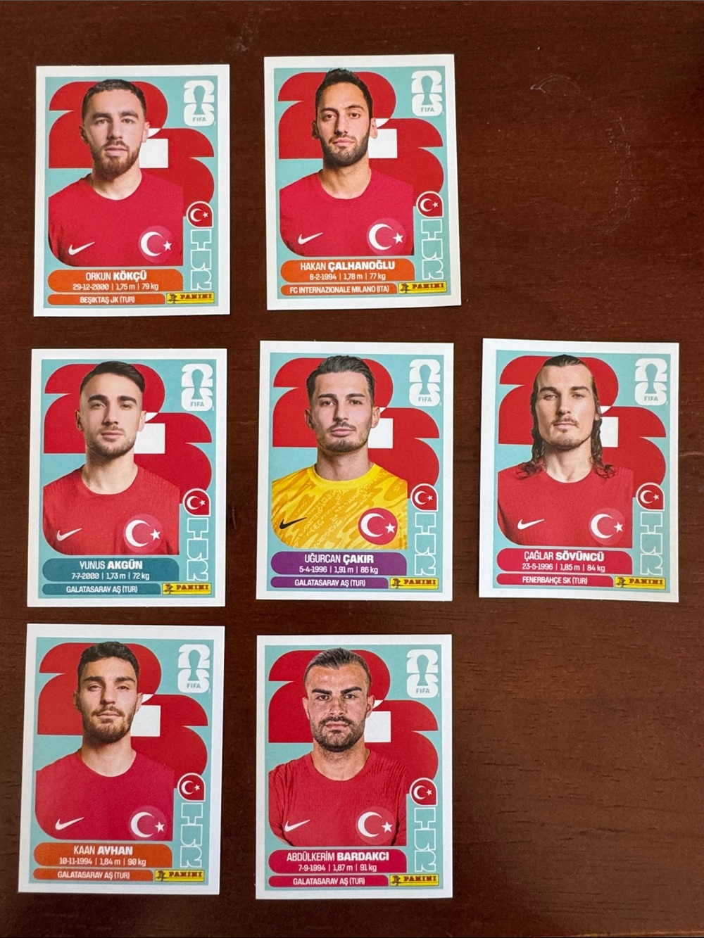 Panini FIFA 2026 World Cup Turkey Soccer Sticker Lot